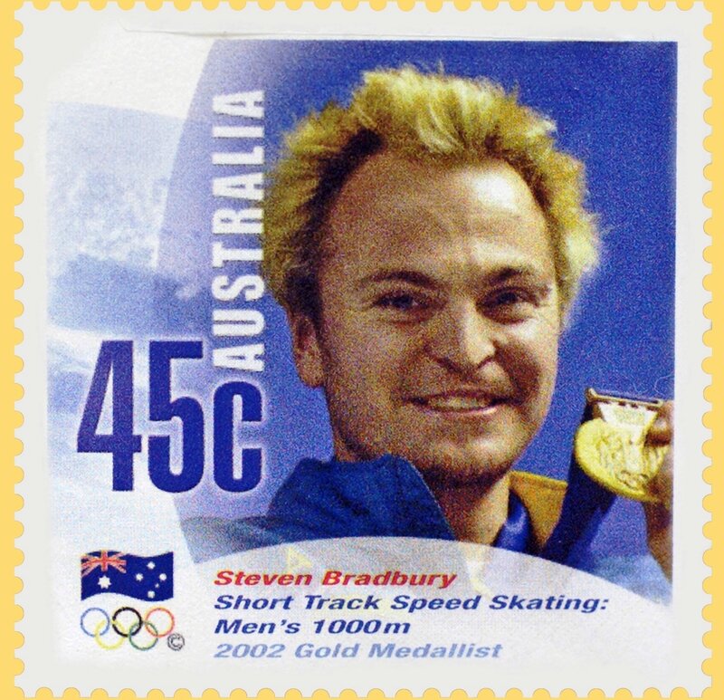 Timbre Australie Steven Bradbury