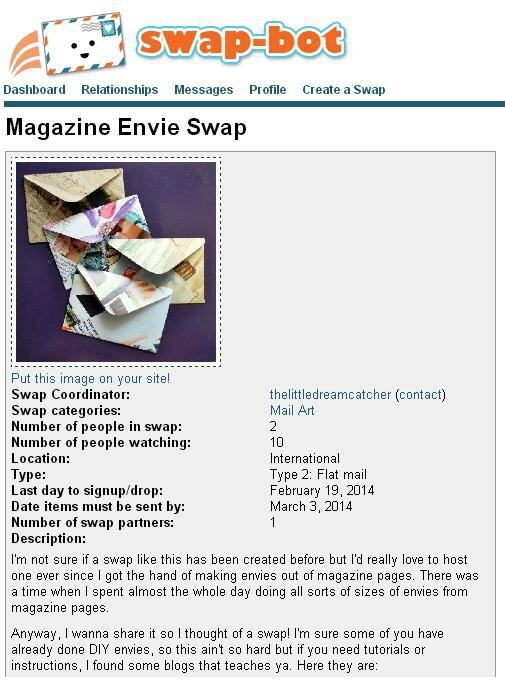 2014 0212-02 Swap-Bot - Magazine Envie Swap