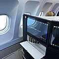 Premier Vol A330 Air France avec nouveau design cabine