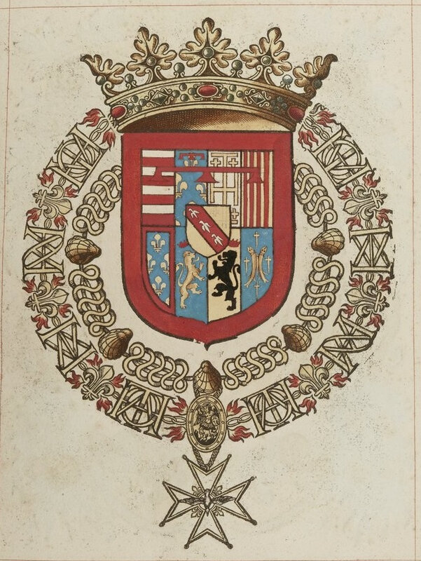 Armoiries de Charles Ier d'Elbeuf (cliché gallica.bnf.fr)
