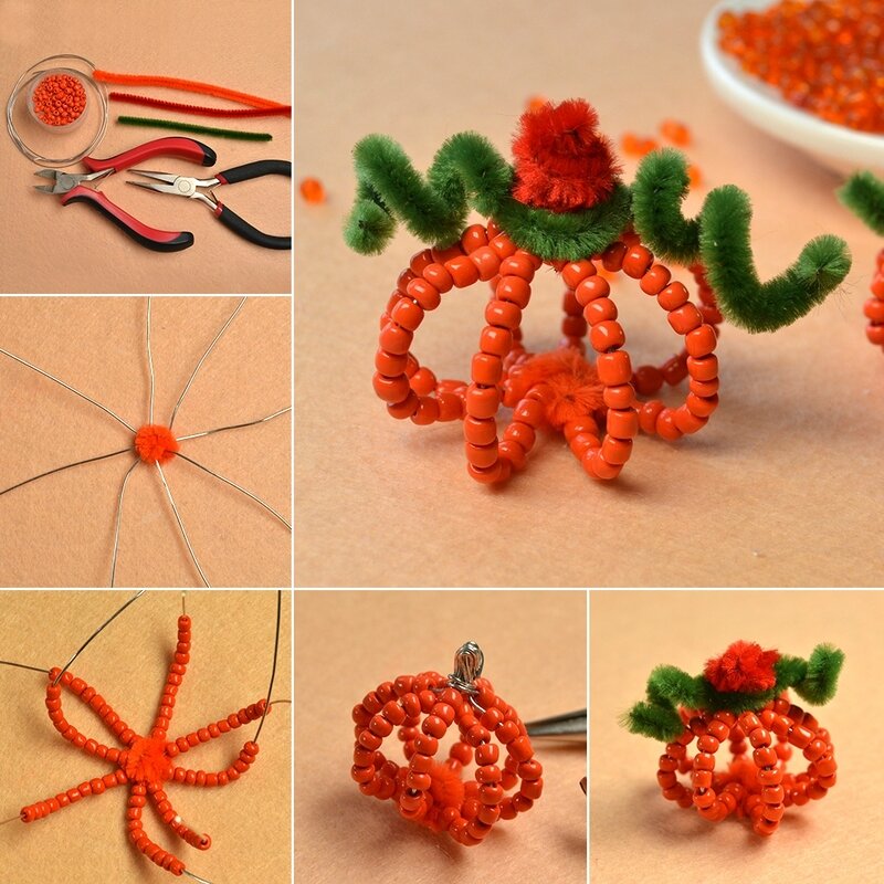 1080-How-to-Make-Simple-Pumpkin-Decoration-for-Halloween-with-Seed-Beads