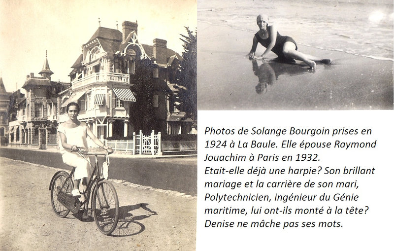 1924 09 Solange Bourgoin La Baule