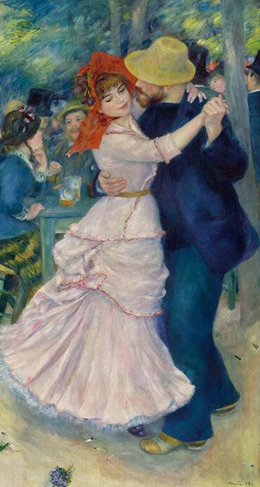 Pierre-Auguste Renoir (French, 1841–1919), Dance at Bougival, 1883