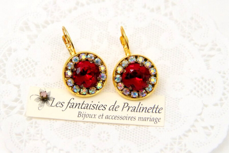 bijoux-mariage-soiree-temoin-cortege-boucles-d-oreilles-Aline-strass-et-cristal-rouge-et-irise-2