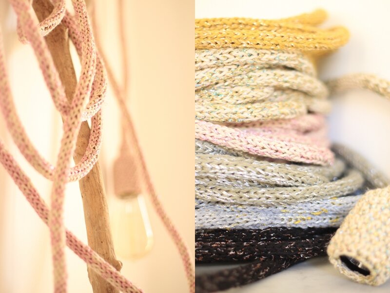 Baladeuse luminaire laine coton lurex tendance Trendy Little 4