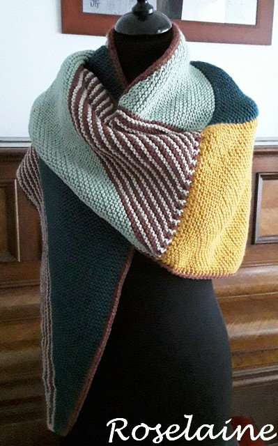 Vertices Unite shawl by Stephen West 1