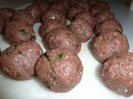 Boulettes boeuf farcies tome sauce fromage 8