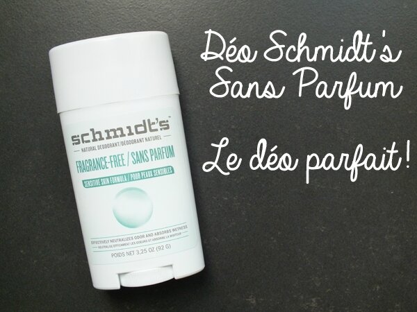1 Déodorant Schmidt's sensitive sans parfum Mademoiselle Bio