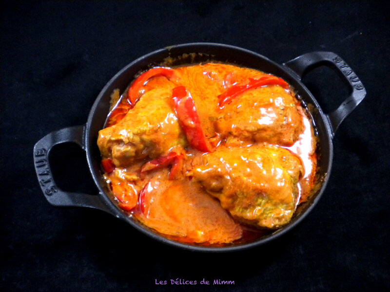 Poulet aux poivrons, tomates et mascarpone 4