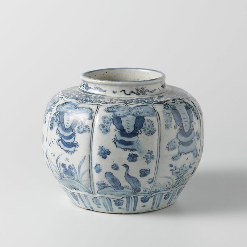 Melon-shaped jar, Wanli period, 1575 - 1600