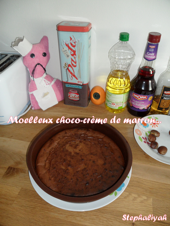 Moelleux choco-crème de marrons -- 11 novembre 2012