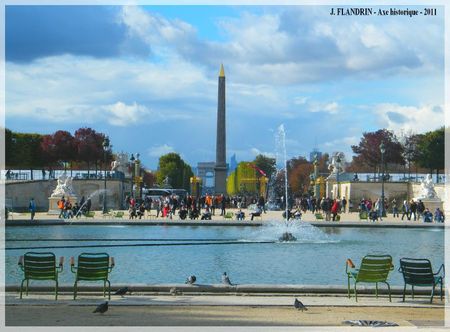 Arc de triomphe et l'obélisque2