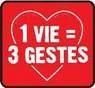 1 vie 3 gestes