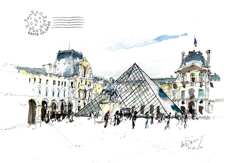 Louvre Covid CFPV 2020