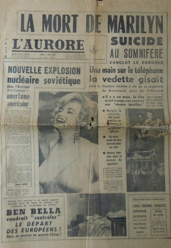 1962 L'aurore france 08 06