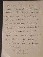 Lettre de Winston Churchill à sa mère le 24 décembre 1891 © C.Robin