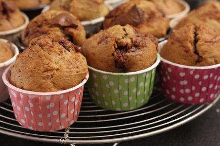 muffins banane chocolat blog chez requia