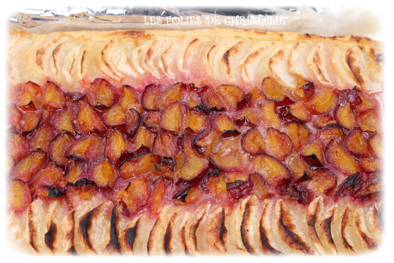 Tarte feuilletée prunes 3