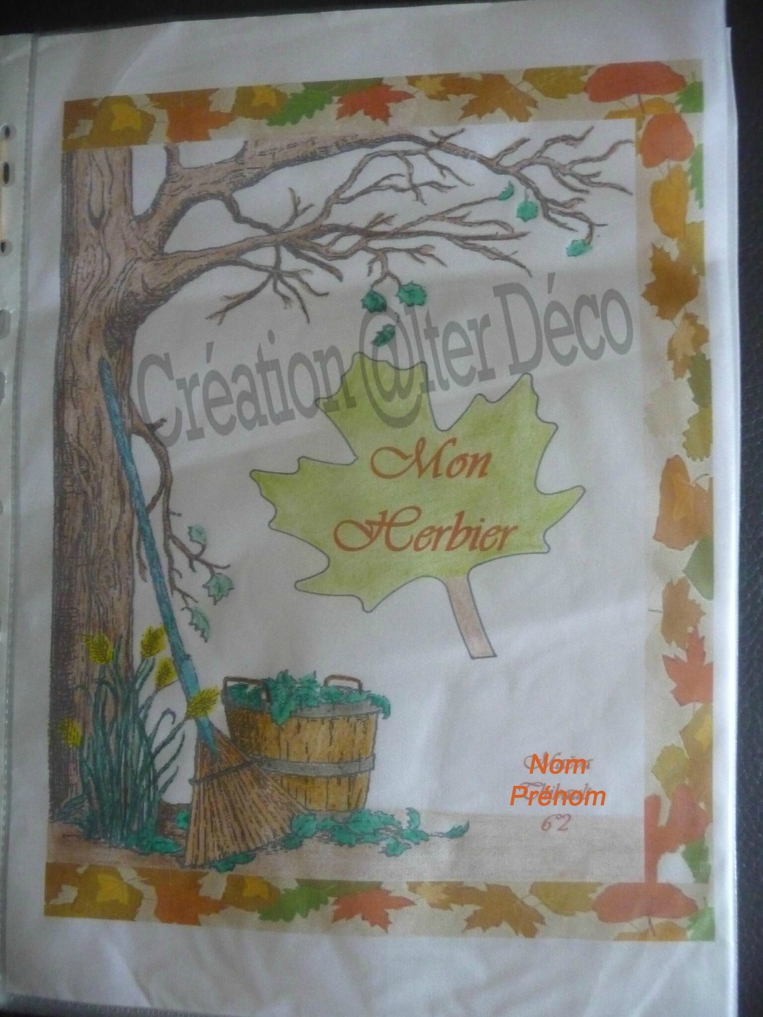 page de garde Herbier