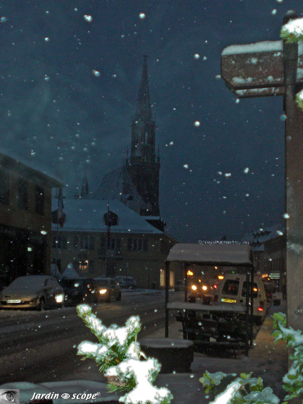 Thann le soir de Noël 2010