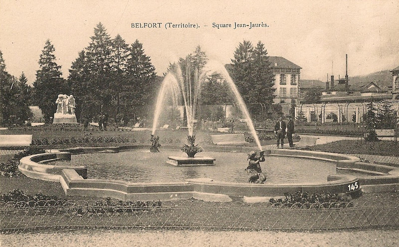 Belfort CPA Fbg Vosges n°1d Square Jean Jaurès Fontaine