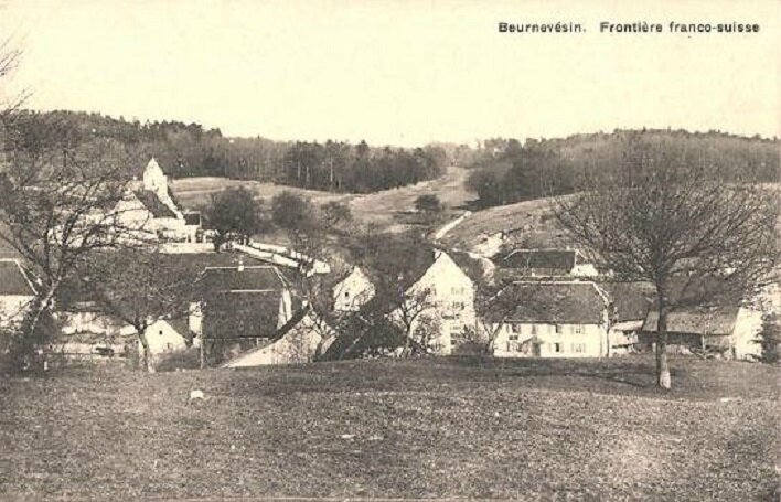 CPA Beurnevesin Village et église