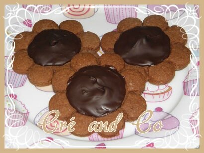 Biscuit coeur chocolat