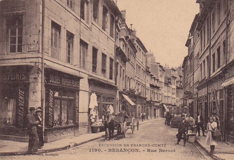 CPA Besançon Rue Bersot