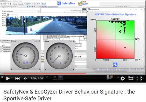 NEXYAD Adas driving behaviour signature Safe x Eco - Sportive Safe Driver