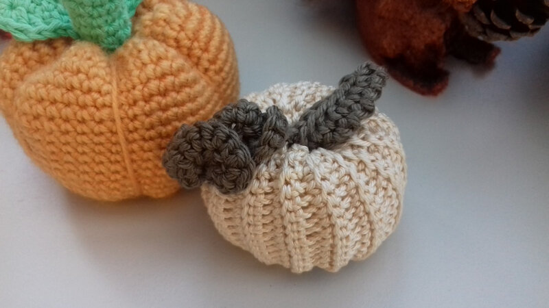 citrouilles au crochet