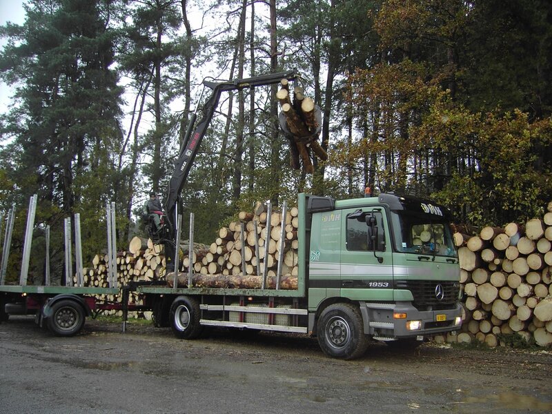 chargement de bois Glain 12