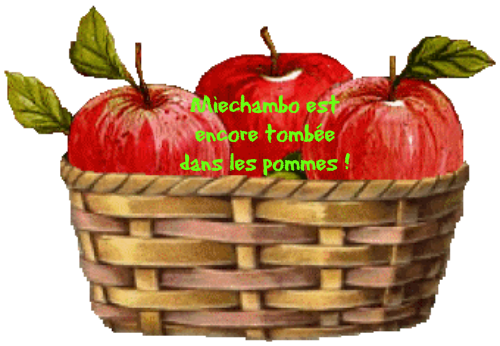 pommes dans panier