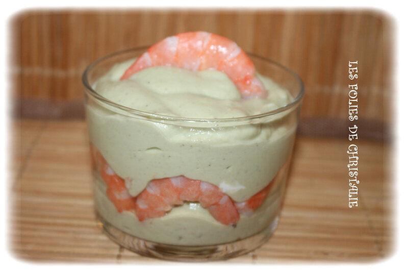 Verrine avocat crevettes 5