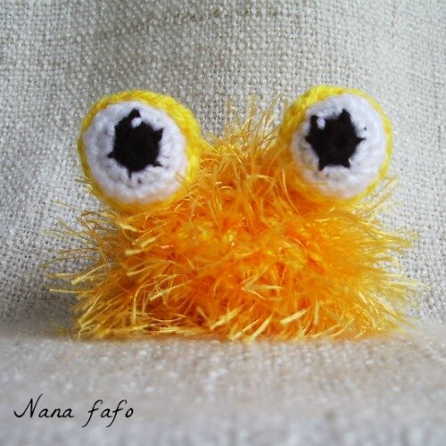 globinours-jaune-porte-cles-crochet
