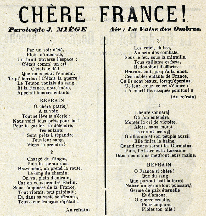 Chère France