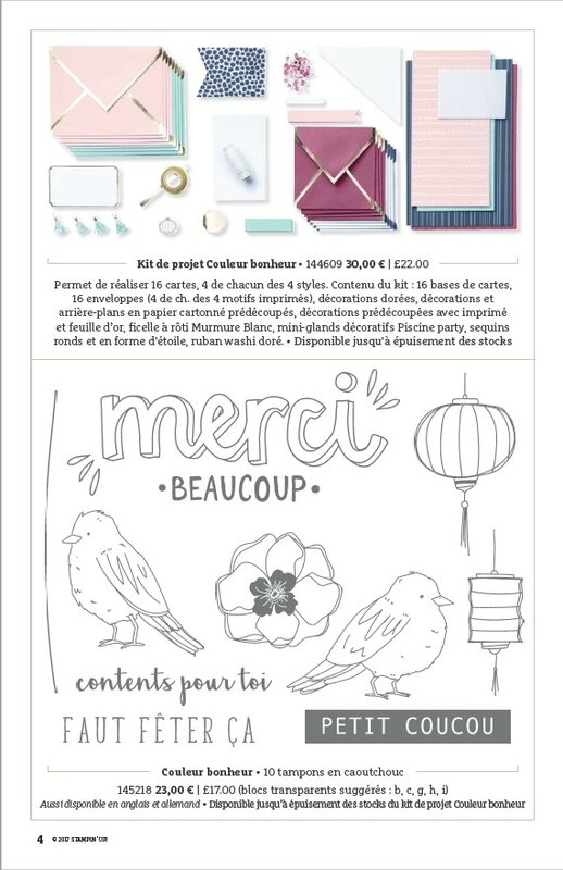 Stampin' blends Couleur bonheur 4