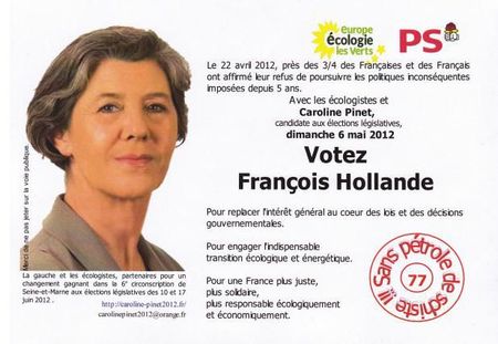 Caroline Pinet - François Hollande 6 mai 2012