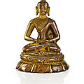 A bronze figure of Buddha Shakyamuni, Nepal, Licchavi period, 9th-10th <b>century</b>