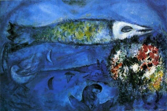 Chagall Le poisson volant2