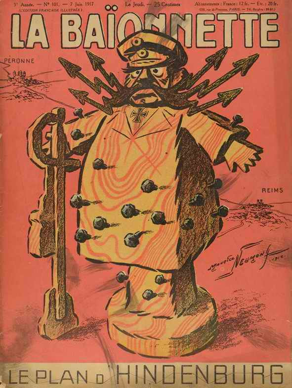 Maurice_Neumont_-_Le_plan_d’Hindenburg,_1917
