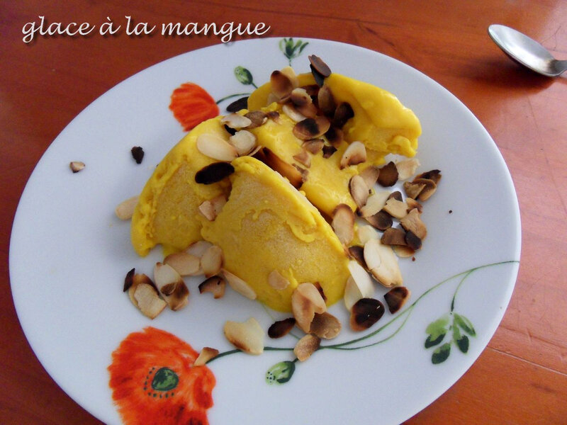 glace à la mangue