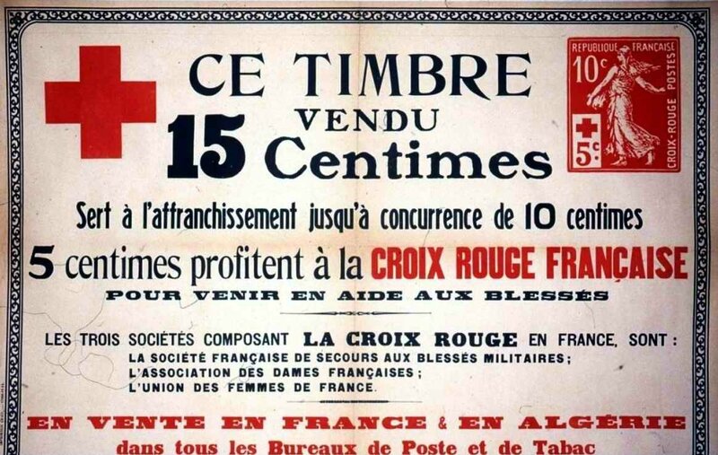 Timbre croix rouge