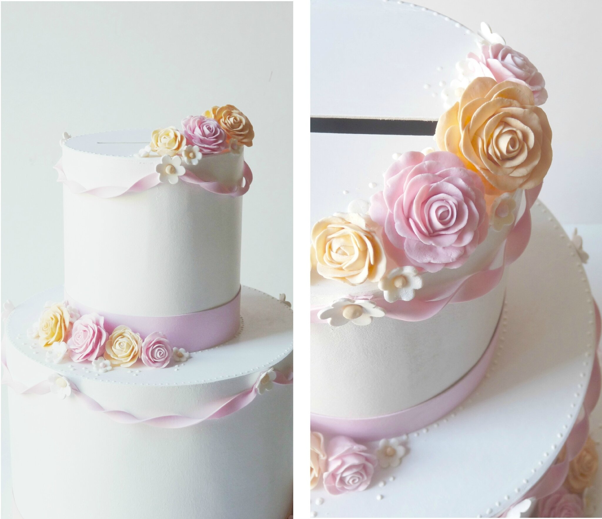 Urne de mariage romantique