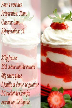 recette fraises viennoises