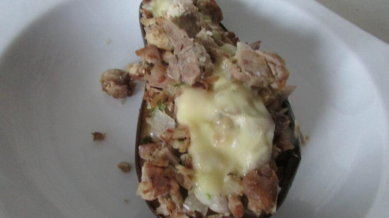 aubergines farcies hachis de rouelle de porc fermier et raclette 023