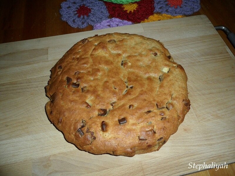 Cookie géant banane chocolat pécan - 15 février 2017