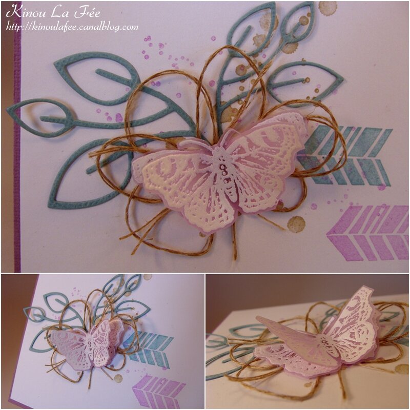 Carte Anniversaire papillon 2