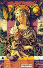 La vierge à l'enfant Carlo Crivelli 1480