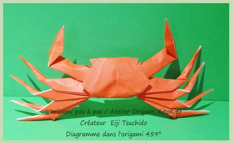 Atelier Origami KitoKito Crabe de la neige 1