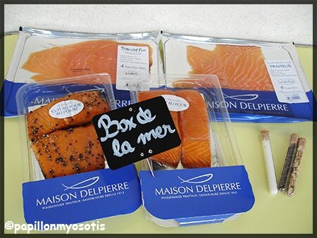 Box de la mer Saumon Delpierre